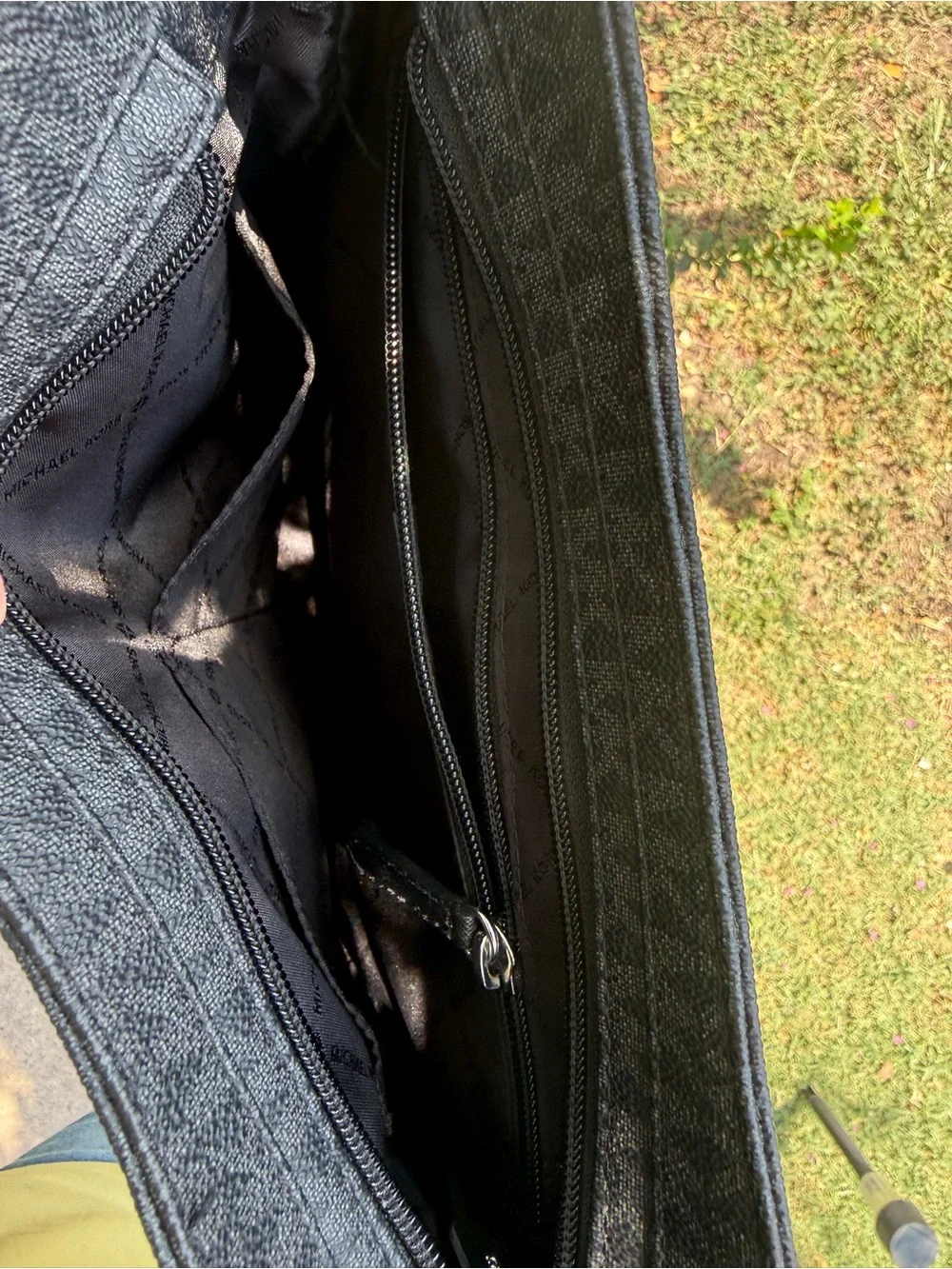 Michael Kors Black Signature Messenger Bag
